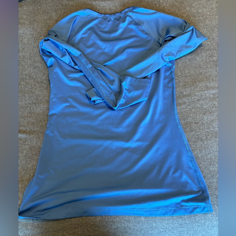 Nike Top Dri-Fit Shirt Long Sleeve V Neck Nike Pro Dri Fit - Picture 5 of 5